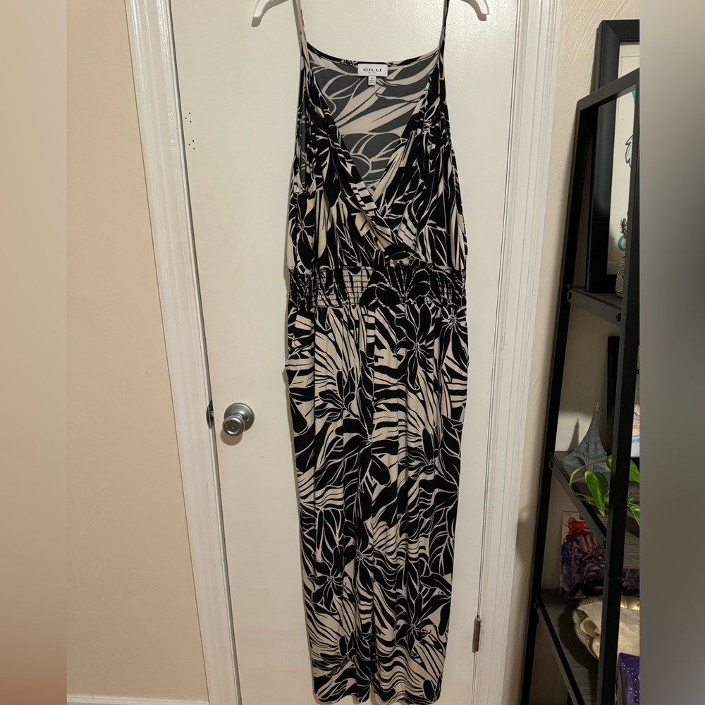 Baltic Born Floral Wide Leg Faux Wrap Jumpsuit